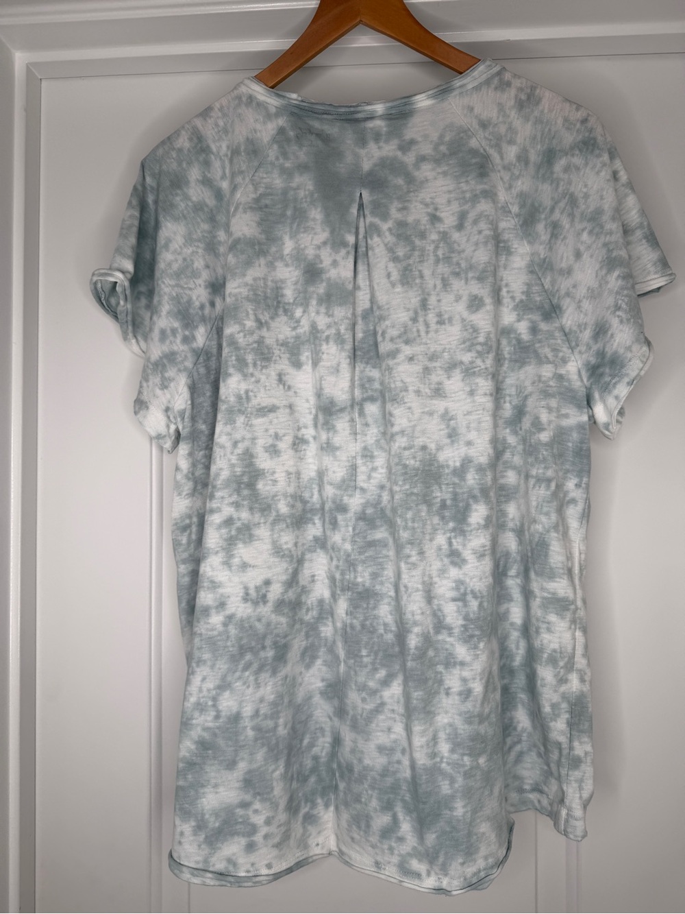 Wonderly Women’s Tie-Dye Pintuck Short Sleeve Top, Sz.L - Picture 7 of 13